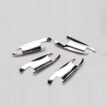 4 x Carbon Fiber ABS Chrome Car Door Bowl Cover Trim For Mercedes Benz GLK GL ML C Class W204 X204 X166 Car h&otilde;be