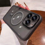 L&auml;bipaistev pehme magnet&uuml;mbris iPhone 14 Plus 13 12 11 Pro Max jaoks Magsafe'i juhtmevaba laadimise objektiivi kaitse l&ouml;&ouml;gikindel kate iPhone 14 Pro Max must