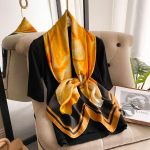 Kvaliteetsed luksuslikud siidist sallid peapael Sallid kaelasall naistele kett siidist sall naiste dekoratiivne sall 110-110cm