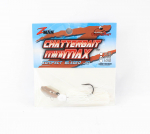 Zman Chatterbait Mini Max uppuv peibutis 3/8 untsi Pearl Ghost (8859)