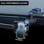 SEAMETAL autotelefoni hoidja autokinnituse hoidja imikork 360&deg; reguleeritav alus mobiiltelefoni toe jaoks must