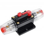 30A kaitsel&uuml;liti auto kaitsmehoidja 30 amprit k&auml;sitsi l&auml;htestamisega autoraadio video jaoks mootorpaadi veoauto auto veekindel kaitsmehoidja 12V-48V alalisvoolu 10x8x5cm