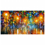 Abstraktsed maastiku&otilde;limaalid, prinditud l&otilde;uendile seinakunstid, plakatid ja v&auml;ljatr&uuml;kid kaasaegsed seinapildid elutoa sisekujunduseks Cuadrose taust 50x100cm