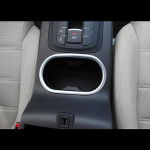 For MG GS 2015 2016 2017 accessories car styling ABS Chrome Car Front water cup frame decoration strip Cover