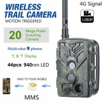 20mp 4g j&auml;lgede jahikaamera Smtp Ftp Mms Cellular Wireless 1080p 0,3s Trigger Trail Cam Po Trap Ip65 Waterproof Hc810lte EU Version