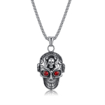OPK Skull Retro Red Eyes Kaelakee Mehed 3*55CM must