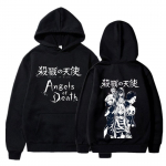 Anime Angels of Death Hupparid Lahedad Koomiksirache Gardner Isaac Foster Graafilised Streetwear Harajuku Paarikeste Dressipluusid Pullover Unisex 2XL
