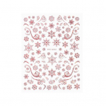 Peen k&uuml;&uuml;nekunsti plaaster j&otilde;ulumustrite minidekoratiiv B