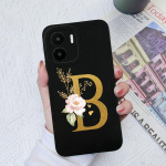 Xiaomi Redmi A1+ A2+ Plus 10C 12C 11A 9A 8A Pro &uuml;mbrise tagakaas Matt P&otilde;rutuskindel pehme silikoon kandiline telefonikotid Lilled Kirjad Redmi kaitseraua jaoks Redmi A1/A2