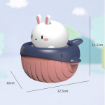 Vannim&auml;nguasjad v&auml;ikelapsele 0 12-kuuline beebivannisprei m&auml;nguasi imikutele T&uuml;drukule Poisile 1-aastasele vannile Lastele Vannituba Basseini m&auml;nguasi Rabbit Bee