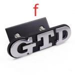 1 TK 3D metallist auto esiv&otilde;re GTD logoga tagumine pagasiruumi golfi embleem V/olkswagen V/WG/olf 4 5 6 7 7 MK4 MK5 MK6 MK7 MK8 Grille f
