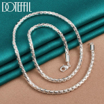 Bambusest kett 4 mm kaelakee peokingitus 925 h&otilde;bedast moeehted 45cm