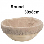 Rootangist leivakorv Naturaalne ovaalne rotangist vitstest taignast fermentatsiooniga leivakorv Round 30X8