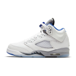 Air Jordan 5 Retro GS Stealth 2.0 Laste tossud Valge Must Hyper-Royal 440888-140 35.5