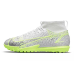 Nike Mercurial Superfly 8 Academy TF GS Metallik H&otilde;be Volt Laste Tossud Valge Must CV0789-107 38.5 white