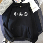 Teismeliste huntide telesarjad kapuutsid Mood kevad/s&uuml;gis Naiste Esteetilised riided Stilinski Pusa Vintage kapuuts Harajuku Sudaderas Unisex 2XL