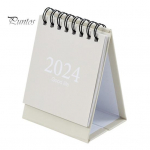 Mini lauakalender Spiraalm&auml;his Lehe p&ouml;&ouml;ramise kuup&auml;eva salvestamine 12 kuu kalender h&ouml;&ouml;veldamiseks S&uuml;ndmuste logi Kaasaskantav lihtsas stiilis plaaniraamat Aasta beež