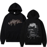 R&auml;ppar Cactus Jack Utopia Print kapuuts Unisex Naiste Trend Vintage Kapuutsiga dressipluusid Mood Hip Hop Suured kapuutsid T&auml;navar&otilde;ivad XL gray