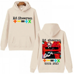Tour 2023 Ed Sheeran Music kapuuts Unisex Naine Harajuku Hip Hop Pullover Topid T&auml;navar&otilde;ivaste f&auml;nnidele Kingitus Unisex L