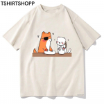Anime Heaven Officials Blessing Ferret Fox Ts&auml;rgid Suvised T-s&auml;rgid Unisex/naiste topid Harajuku Ts&auml;rk Puuvillane Pusa Vintage T-s&auml;rgid Unisex 2XL