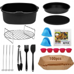 &Otilde;hkfrit&uuml;&uuml;ri tarvikute komplekt, 11 9 (22 cm) &Uuml;hildub Philips Xxl HD9630, HD9650, HD9867-ga