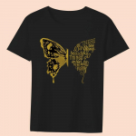 Naiste T-s&auml;rgid Lilled Butterfly Multikad Tr&uuml;kitud T&auml;navar&otilde;ivad O-kaelusega l&uuml;hikeste varrukatega T-s&auml;rk Vormel 1 Harajuku Topid Unisex Riided Unisex 2XL