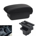 Skoda Octavia k&auml;etugede kasti jaoks Skoda Yeti Mk2 auto k&auml;etugede hoiukasti jaoks 2005-2012 Lisatarvikud Sisustusosad USB must/valge