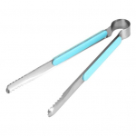 Kaasaskantavad roostevabad korduvkasutatavad metallist k&auml;ep&auml;rased magustoiduleiva-toiduklambrid pikniku toiduvalmistamiseks sinine