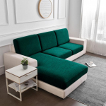 Jacquard veekindel istmepadja kate Elastne hall diivanikate elutoa m&ouml;&ouml;bli jaoks Lemmikloomadele Lastele Eemaldatav 1xPillowcase 45x45cm kohv