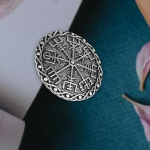 Meeste Naiste S&auml;rk Pross Norra Viking Pross Turvan&ouml;&ouml;pn&otilde;elad N&ouml;&ouml;bid Kampsun Salli klamber Silver 2