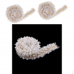 2 Yards Pearl Bead Ribbon DIY Pulmad