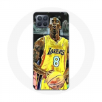 Coque pour Oppo A93 Kobe Bryant Dunk lakers 8 NBA Noir