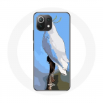 &Uuml;mbris Xiaomi Mi 11 Lite Cockatoo Parrots valgetele lindudele