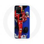 Coque pour Vivo Y21s 2021 / Y21 2021 Formule 1 Fernando Alonso Pilote automobile F1 Rouge