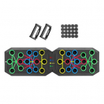 Kokkupandav push-up laud koos libisemisvastaste k&auml;epidemetega Nutikas vastutugev tugev kandev&otilde;imega push-Up-varras K&otilde;hulihaste treenimise varustus A sinine