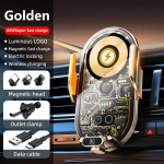 Uus l&auml;bipaistev magnetiline s&otilde;idukinavigatsiooni tugiraam auto 66W juhtmevaba laadija &uuml;likiire laadimisega autotelefoni hoidik must