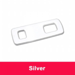 Volvo XC60 XC90 XC40 S90 V90 2018 jaoks &ndash; roostevabast terasest auto esitulede l&uuml;liti, esitulede reguleerimise katte kleebis must