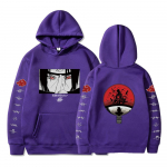 Mehed ja naised Jaapani anime Naruto Graafiline Uchiha Itachi Klassikaline kapuuts Kampsun-Hoodie S&uuml;gis- ja talvine s&ouml;rkimisspordir&otilde;ivad XL
