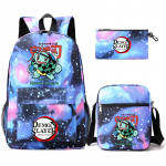 Anime Demon Slayer seljakott Sharingan teismelistele &otilde;pilaste koolikott poiss t&uuml;druk tagasi kooli Uzumaki suure mahutavusega multifilmi kotid