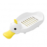 Seebikarp Kahekihiline &auml;ravoolupardi kuju Veekindel seebialus Seebihoidik Seebikonteiner Seebialus Kodu Vannitoa tarvikud valge