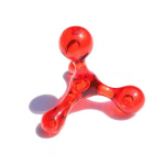 Tagasi Mini Massage Stick Fashion Avaleht Kogu keha masseerija Nelja palliga masseerija sinine