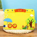 DIY pildiraam Isadep&auml;eva kingitused K&auml;sit&ouml;&ouml;raamid Fotodeekraani hoidik Laste Kunstiteos Gift of Love