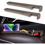 2 Pack Car Seat Gap Filler, Universal for Car SUV, Truck to Fill The Gap Between Seat and Console Crevice Blocker Stop Things from Dropping Black parkkoor