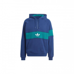 Adidas Originals Trefoil Hack Ny L&otilde;ikeline Kapuutsikoonus V&auml;rvilise Bloki Logotr&uuml;kiga Meeste Kapuutsikoonus Tumesinine IP9486 S
