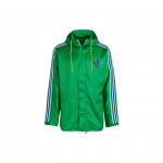 Adidas Originals Trefoil tuulejope logotr&uuml;ki ja n&ouml;&ouml;riga kapuutsi ning logoga Meeste jakid Roheline IB3440 XL