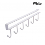 6 konksu K&ouml;&ouml;k Hoiuriiuli tass Rippkonksu Riidepuu Organisaatori hoidik Vannitoa k&otilde;ik asjad valge