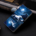 Unicorn Pattern PU nahast rahakott Flip Photo Frame raamatu&uuml;mbris iPhone'ile Samsung Huawei Honor Xiaomi Redmi Oppo Sony Motorola Nokia Google Oppo A74 5G