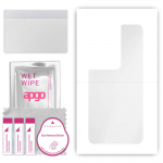apgo Ultra Clear Protective Skin Sticker for the back compatible with Oppo Reno8 Pro, Wrap Film, Hydrogel Film, Flexible, Soft TPU with positioning la