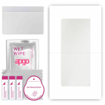 apgo Protective Skin Sticker for the back compatible with Lenovo Yoga Tab 13, Wrap Film, Foil, Vinyl - Pattern Matte Transparent