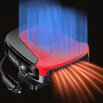 Autosoojendi 12V 150W kaasaskantav autosoojendi ventilaator 2-&uuml;hes jahutus kiire soojendus automaatne esiklaasi soojendus auto uduvastane soojendus punane